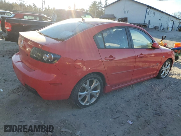 2007 Mazda 3 S Touring with VIN JM1BK324271678953, listed as a Copart auction lot 47023555 with 143,554 mi miles and Non Repairable. Bid and sale history available at DreamBid. Image 3.