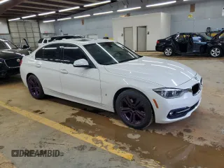 2017 BMW 3 Series 330e iPerformance with VIN WBA8E1C32HA030006, listed as a Copart auction lot 51316795 with 86,293 mi miles and Clean Title. Bid and sale history available at carsss.com. Image 4.