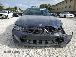 2024 BMW 3 Series M340i xDrive with VIN 3MW49FF02R8E70970, listed as a Copart auction lot 84431924 with 12,286 mi miles and Salvage Title. Bid and sale history available at carsss.com. Image 5.