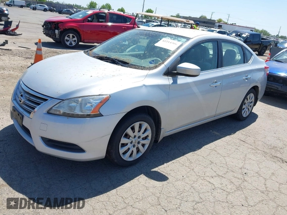2013 Nissan Sentra SR with VIN 3N1AB7AP5DL671193, listed as a IAAI auction lot 42214306 with 150,088 mi miles and . Bid and sale history available at DreamBid. Image 2.