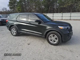 2023 Ford Explorer with VIN 1FMSK8BH0PGA41620, listed as a Copart auction lot 84024124 with 80,028 mi miles and Clean title. Bid and sale history available at DreamBid. Image 4.