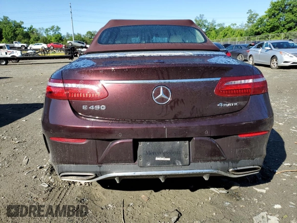2019 Mercedes-Benz E-Class E 450 with VIN WDD1K6JB5KF118102, listed as a Copart auction lot 56460684 with 38,782 mi miles and Salvage Title. Bid and sale history available at carsss.com. Image 6.