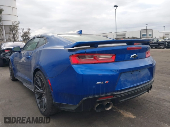 2018 Chevrolet Camaro ZL1 with VIN 1G1FK1R6XJ0122327, listed as a IAAI auction lot 41539334 with 26,178 mi miles and . Bid and sale history available at DreamBid. Image 6.