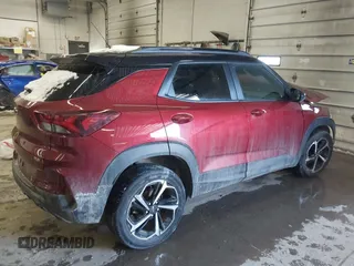 2022 Chevrolet TrailBlazer RS with VIN KL79MUSLXNB123341, listed as a IAAI auction lot 41368582 with 59,986 mi miles. Bid and sale history available at carsss.com. Image 4.