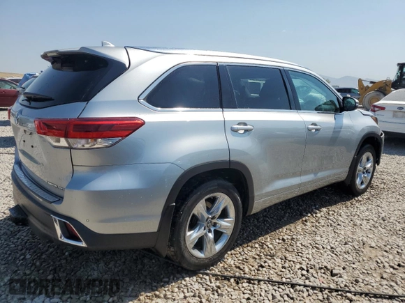 2018 Toyota Highlander Limited with VIN 5TDDZRFH9JS892062, listed as a Copart auction lot 60504915 with 108,059 mi miles and Salvage title. Bid and sale history available at DreamBid. Image 3.