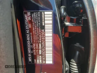 2021 Mercedes-Benz CLA 45 AMG with VIN W1K5J5DB2MN162304, listed as a Copart auction lot 57717765 with 36,101 mi miles and Salvage title. Bid and sale history available at DreamBid. Image 12.