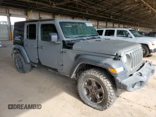 2020 Jeep Wrangler Unlimited Sport S с VIN 1C4HJXDN8LW268911, выставлен на аукционе Copart как лот 55853835 с пробегом 68 734 миль миль и На запчасти • Non repairable. История ставок и продаж доступна на DreamBid. Изображение 4.