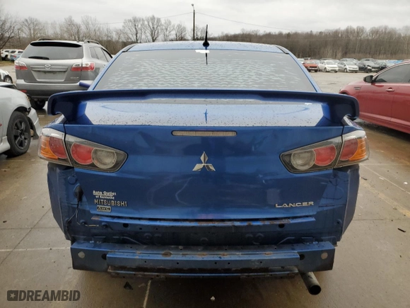2012 Mitsubishi Lancer SE with VIN JA32V2FW8CU017674, listed as a Copart auction lot 43939105 with 217,611 mi miles and Salvage Title. Bid and sale history available at carsss.com. Image 6.