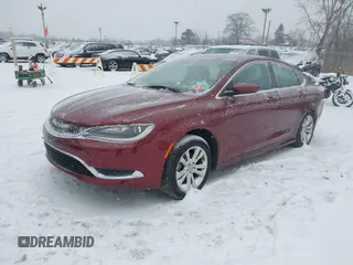 2015 Chrysler 200 Limited with VIN 1C3CCCAB9FN611778, listed as a IAAI auction lot 41288581 with 89,884 mi miles. Bid and sale history available at carsss.com. Image 2.