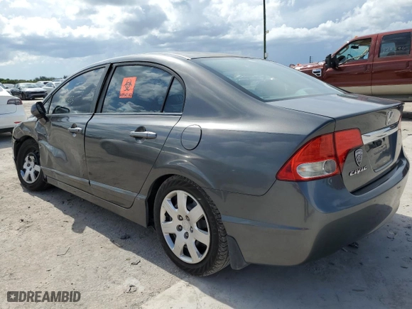 2010 Honda Civic Sdn LX with VIN 2HGFA1F53AH571030, listed as a Copart auction lot 57039113 with 100,223 mi miles and Salvage Title. Bid and sale history available at carsss.com. Image 2.