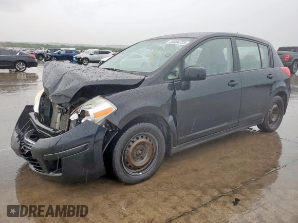 2009 Nissan Versa S with VIN 3N1BC13E99L484430, listed as a Copart auction lot 54484725 with 86,619 mi miles and Salvage Title. Bid and sale history available at DreamBid. Image 1.