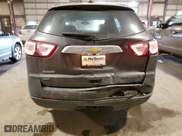 2016 Chevrolet Traverse LT with VIN 1GNKVGKD3GJ343335, listed as a Copart auction lot 87943305 with 157,021 mi miles and Salvage Title. Bid and sale history available at DreamBid. Image 6.