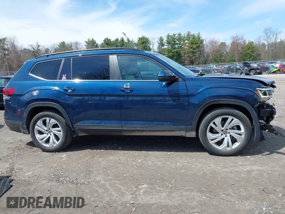 2023 Volkswagen Atlas SE with VIN 1V2HR2CA2PC505456, listed as a IAAI auction lot 42032269 with 7,918 mi miles and . Bid and sale history available at DreamBid. Image 14.