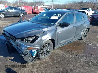 2024 Subaru Impreza RS with VIN JF1GUHJC0R8281361, listed as a IAAI auction lot 41576055 with 7,843 mi miles. Bid and sale history available at carsss.com. Image 21.