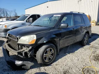 2003 Honda Pilot EX with VIN 2HKYF18763H591810, listed as a Copart auction lot 42040115 with 407,936 mi miles and Salvage Title. Bid and sale history available at carsss.com. Image 1.