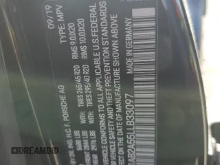2020 Porsche Macan S z VIN WP1AB2A55LLB33097, wystawiony jako Copart lot #57332375 z przebiegiem 69 501 mil mil oraz Szkoda całkowita • Salvage title. Historia ofert i sprzedaży dostępna na DreamBid. Obrazek 13.