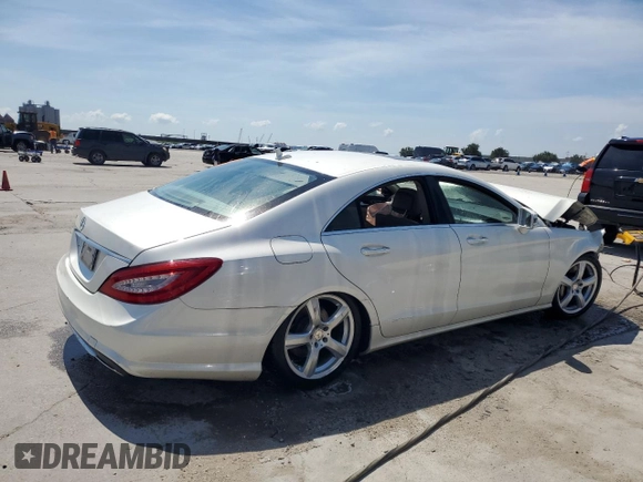 2014 Mercedes-Benz CLS-Class CLS 550 with VIN WDDLJ7DB9EA113127, listed as a Copart auction lot 69820124 with 0 mi miles and Salvage Title. Bid and sale history available at carsss.com. Image 3.