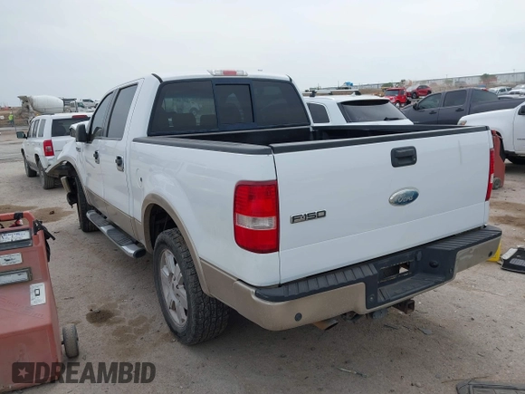 2008 Ford F-150 XLT with VIN 1FTPW12V88FA45708, listed as a IAAI auction lot 42069177 with 188,921 mi miles. Bid and sale history available at carsss.com. Image 3.