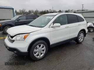 2007 Honda CR-V EX-L with VIN JHLRE48707C035408, listed as a Copart auction lot 52322795 with 84,291 mi miles and Salvage Title. Bid and sale history available at carsss.com. Image 1.