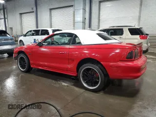 1996 Ford Mustang GT with VIN 1FALP45X8TF172161, listed as a Copart auction lot 60905325 with 91,517 mi miles and Salvage title. Bid and sale history available at DreamBid. Image 2.
