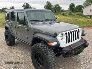 2019 Jeep Wrangler Unlimited Sport S with VIN 1C4HJXDG9KW569235, listed as a Copart auction lot 60338215 with 47,107 mi miles and Clean title. Bid and sale history available at DreamBid. Image 1.