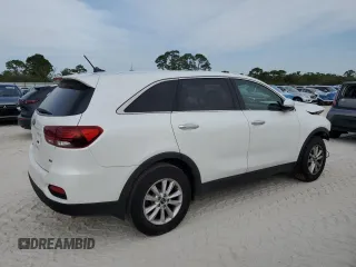 2020 Kia Sorento L with VIN 5XYPG4A3XLG657641, listed as a Copart auction lot 53758455 with 156,675 mi miles and Non Repairable. Bid and sale history available at DreamBid. Image 3.
