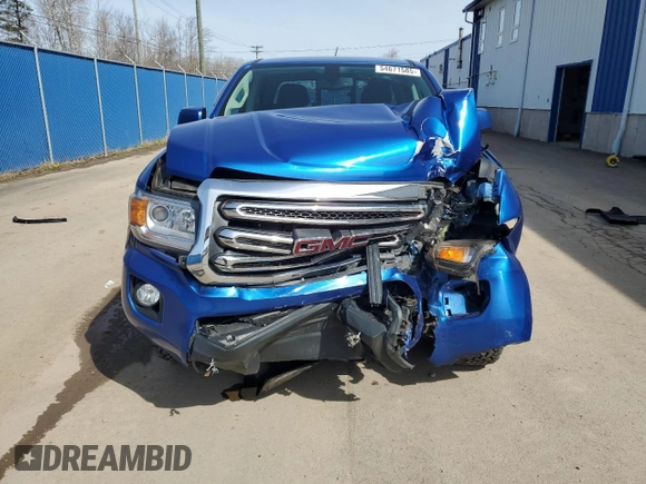 2018 GMC Canyon 4WD SLE z VIN 1GTG6CEN0J1262745, wystawiony jako Copart lot #54671585 z przebiegiem Nie podano mil oraz Szkoda całkowita • Salvage title. Historia ofert i sprzedaży dostępna na DreamBid. Obrazek 5.