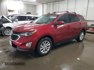 2019 Chevrolet Equinox LT with VIN 2GNAXKEV5K6158660, listed as a Copart auction lot 53871665 with 80,621 mi miles and Salvage Title. Bid and sale history available at DreamBid. Image 1.
