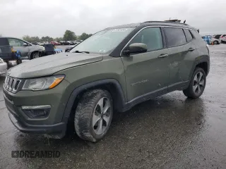 2019 Jeep Compass Latitude with VIN 3C4NJDBB8KT674296, listed as a Copart auction lot 57901855 with 76,339 mi miles and Salvage title. Bid and sale history available at DreamBid. Image 1.