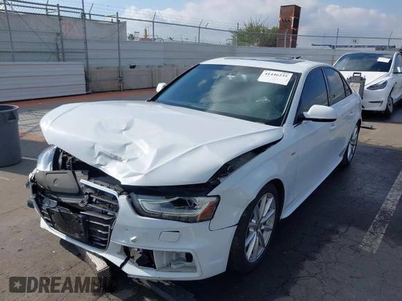2016 Audi A4 Premium Plus with VIN WAUFFAFL0GN011736, listed as a IAAI auction lot 41446235 with 134,446 mi miles. Bid and sale history available at carsss.com. Image 18.