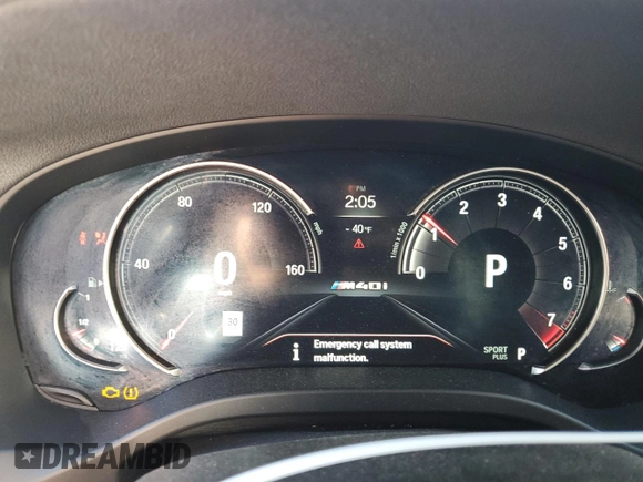 2019 BMW X3 M40i with VIN 5UXTS3C54K0Z09005, listed as a Copart auction lot 87682015 with Not Provided miles and Salvage Title. Bid and sale history available at DreamBid. Image 9.