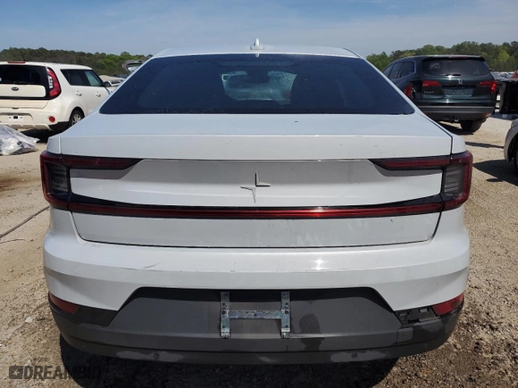 2023 Polestar 2 with VIN YSMEG3KA7PL157109, listed as a Copart auction lot 53886105 with 62,222 mi miles and Clean Title. Bid and sale history available at carsss.com. Image 6.
