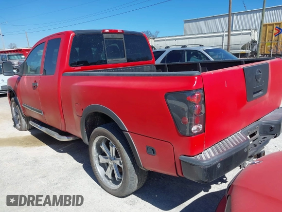 2008 Nissan Titan XE with VIN 1N6BA06C78N302839, listed as a IAAI auction lot 41668311 with 202,182 mi miles and . Bid and sale history available at DreamBid. Image 3.