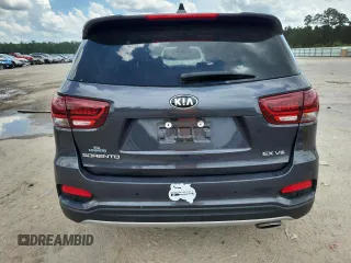 2019 Kia Sorento EX with VIN 5XYPH4A52KG461755, listed as a Copart auction lot 60148425 with 89,802 mi miles and Salvage title. Bid and sale history available at DreamBid. Image 6.