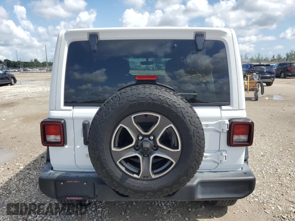2020 Jeep Wrangler Unlimited Sport S с VIN 1C4HJXDN6LW265960, выставлен на аукционе Copart как лот 55750775 с пробегом 62 990 миль миль и На запчасти • Non repairable. История ставок и продаж доступна на DreamBid. Изображение 6.