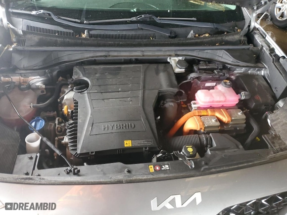 2022 Kia Niro LX with VIN KNDCB3LC0N5548041, listed as a Copart auction lot 45330195 with 18,437 mi miles and Salvage Title. Bid and sale history available at carsss.com. Image 12.