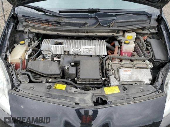 2011 Toyota Prius I with VIN JTDKN3DU8B5310198, listed as a Copart auction lot 56748015 with 184,787 mi miles and Salvage Title. Bid and sale history available at DreamBid. Image 12.