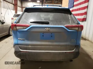 2021 Toyota RAV4 Hybrid LE with VIN 4T3B6RFV0MU035525, listed as a Copart auction lot 45775665 with 52,234 mi miles and Salvage Title. Bid and sale history available at carsss.com. Image 6.