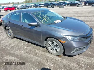 2019 Honda Civic LX with VIN 2HGFC2F66KH547041, listed as a IAAI auction lot 41984140 with 90,123 mi miles and . Bid and sale history available at DreamBid. Image 1.
