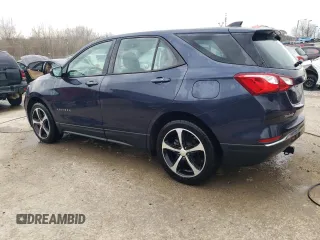 2018 Chevrolet Equinox LS with VIN 3GNAXHEV7JS634751, listed as a Copart auction lot 47396065 with 84,359 mi miles and Salvage Title. Bid and sale history available at DreamBid. Image 2.