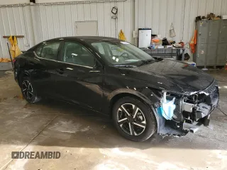 2024 Nissan Sentra SV with VIN 3N1AB8CV0RY378216, listed as a Copart auction lot 56019235 with 18,092 mi miles and Clean Title. Bid and sale history available at DreamBid. Image 4.