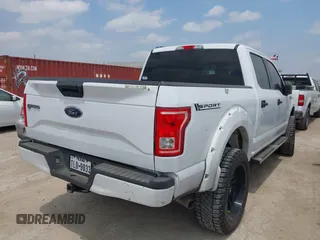 2017 Ford F-150 XL with VIN 1FTEW1CF1HKD11608, listed as a IAAI auction lot 42079355 with 217,275 mi miles. Bid and sale history available at carsss.com. Image 4.