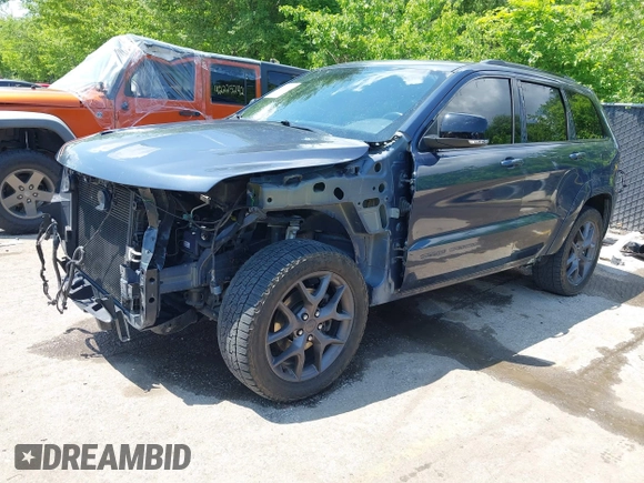2020 Jeep Grand Cherokee Limited with VIN 1C4RJFBG5LC206466, listed as a IAAI auction lot 42206762 with 81,601 mi miles and . Bid and sale history available at DreamBid. Image 2.
