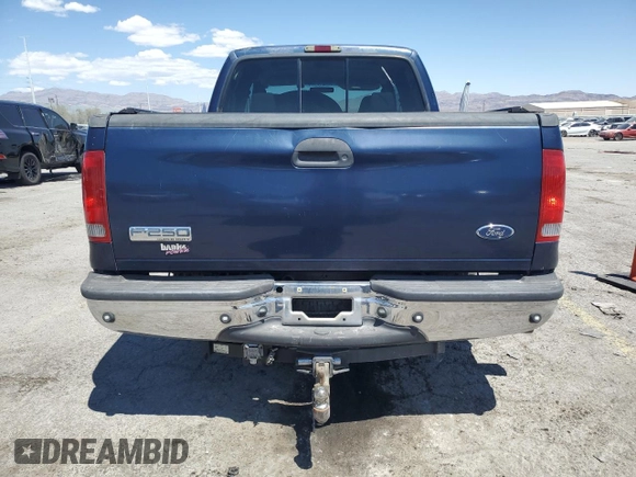 2005 Ford F-250 XL with VIN 1FTSW20P15EA64980, listed as a Copart auction lot 55518045 with 111,672 mi miles and Salvage title. Bid and sale history available at DreamBid. Image 6.