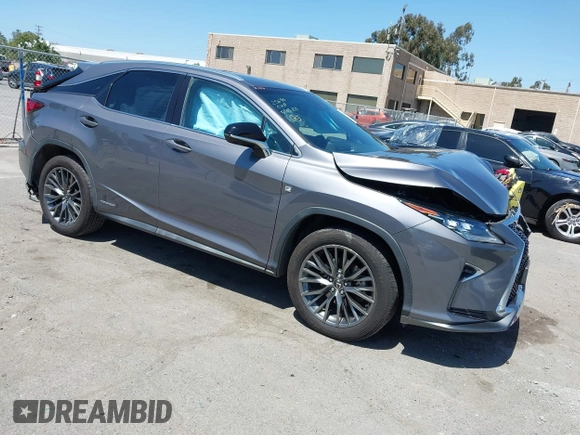 2017 Lexus RX 450h with VIN 2T2BGMCA1HC017547, listed as a IAAI auction lot 42314547 with 105,374 mi miles and . Bid and sale history available at DreamBid. Image 1.