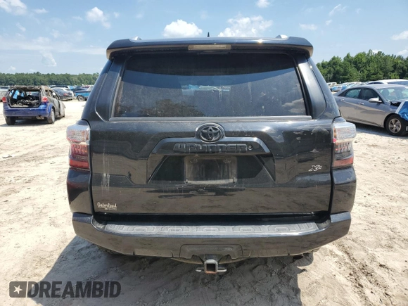 2017 Toyota 4Runner SR5 with VIN JTEZU5JR7H5161686, listed as a Copart auction lot 62565725 with 68,043 mi miles and Salvage title. Bid and sale history available at DreamBid. Image 6.