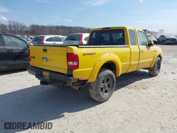 2006 Ford Ranger XL with VIN 1FTZR15E86PA03915, listed as a IAAI auction lot 41801942 with 153,697 mi miles. Bid and sale history available at carsss.com. Image 4.