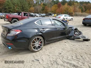2021 Genesis G70 3.3T with VIN KMTG74LE2MU074206, listed as a Copart auction lot 78520174 with Not Provided miles and Salvage Title. Bid and sale history available at carsss.com. Image 3.