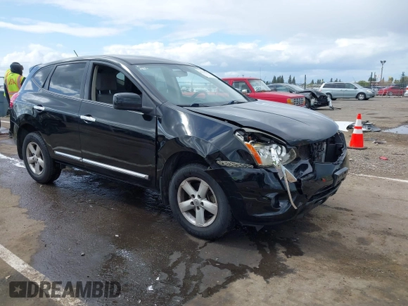 2013 Nissan Rogue S with VIN JN8AS5MT2DW552509, listed as a IAAI auction lot 41935057 with 151,097 mi miles. Bid and sale history available at carsss.com. Image 1.