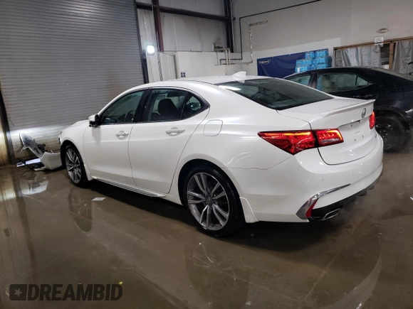 2020 Acura TLX w/Advance Pkg with VIN 19UUB3F86LA002488, listed as a Copart auction lot 87727845 with 91,713 mi miles and Salvage Title. Bid and sale history available at carsss.com. Image 2.